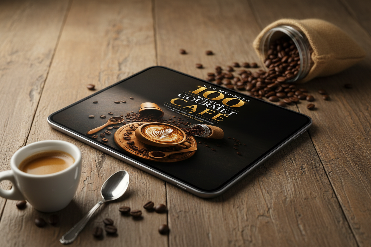 Ebook El Secreto de los Mejores cafés gourmet en tablet